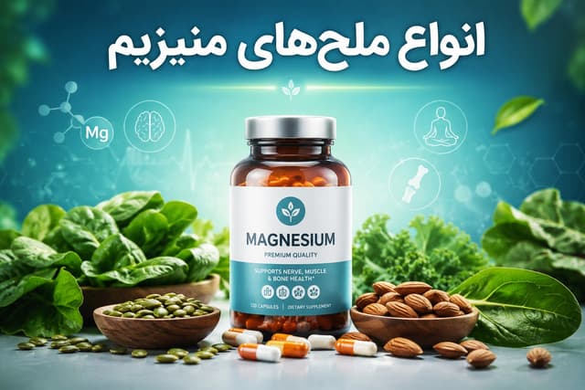 کاربرد و انواع ملح‌های منیزیم: راهنمای کامل انتخاب هوشمندانه در داروخانه